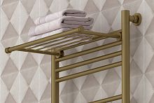 Сунержа 032-2012-4470 Полка прямая 4П (L - 470 мм) н/ж для ДР Сунержа, матовое золото