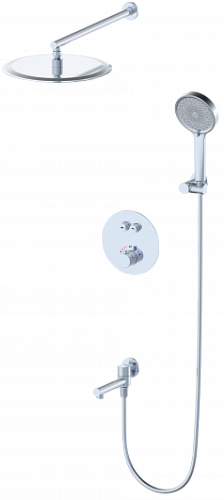 Wonzon & Woghand WW-88929010-CR Душевая система с термостатом Wonzon & Woghand WW-88929010-CR Душевая система с термостатом