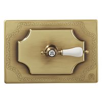 Migliore 20463 Ottone Classic Expert Панель декоративная, с отверстием для ручки, бронза (без ручки)