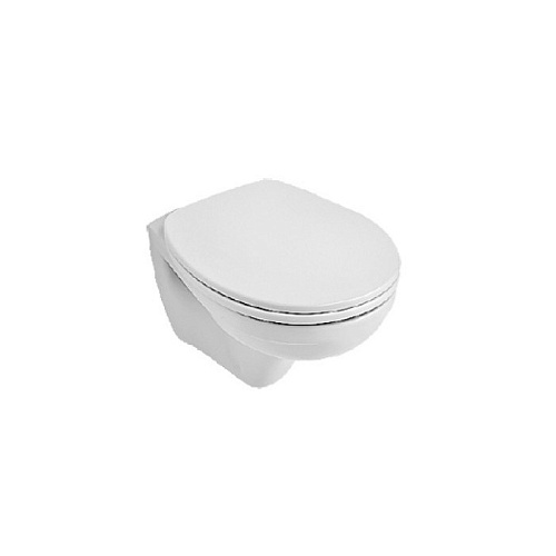 Villeroy & Boch 766710R1 Omnia Classic Compact Чаша унитаза подвесного 35х49 см, альпийский белый CeramicPlus
