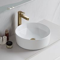 BelBagno BB1342H300 Раковина накладная керамическая 41 см, белая