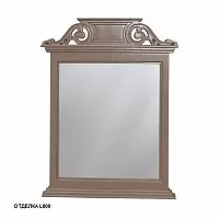 Caprigo PL-V070-L809 Victorian Зеркало в Багетной раме, 67х90 см, шоколад купить  в интернет-магазине Сквирел