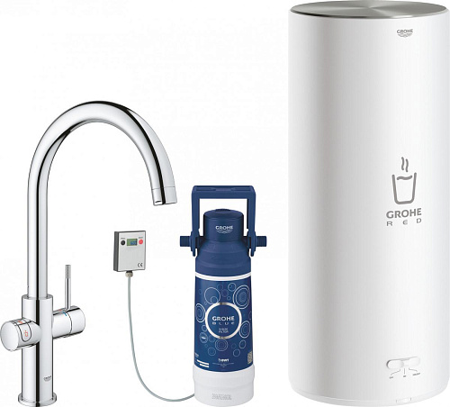 Grohe 30079001 Red II Duo Смеситель для мойки, хром