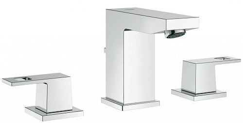 Grohe 20351000 Eurocube Смеситель для раковины, на 3 отверстия, хром