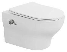 Унитаз подвесной с функцией биде  с крышкой  Boheme FIORE 978-SET-2-MW белый матовый