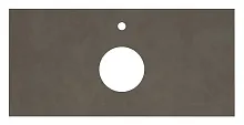 Kerama Marazzi CN100.DD507020R Canaletto Столешница под раковину, 100 см, Про Чементо/темно-коричневый матовый