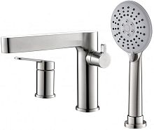 BelBagno DEL-BVD3-IN Delta Смеситель на борт ванны, сатин