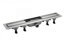 Plastbrno SZE2851 Design 2 Сливной канал с сеткой из нержавеющей стали, L = 855 мм, серый