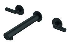 Creavit AZ1400S Azure Смеситель для раковины, скрытого монтажа, черный матовый