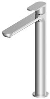 Gattoni 7007070NS H2Omix7000 Смеситель для раковины  высокий 298 мм, с донным клапаном, излив 201,4  мм цвет NICKEL SPAZZOLATO