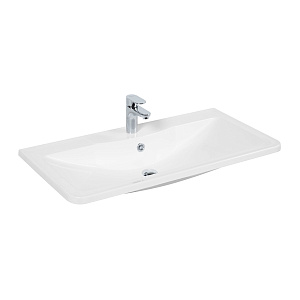 BelBagno BB900/455-LV-MR-ALR Раковина из литьевого мрамора 90х45 см, белая
