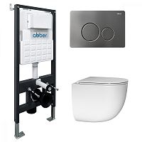 Abber BEQUEM AC1132TC-AC0105-AC0121NG Инсталляция с подвесным унитазом