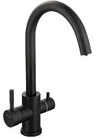 Osgard 85973 Gron Plus Смеситель для кухни, с переключателем на питьевую воду с выделенным каналом, антрацит