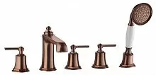 Swedbe 2508 Terracotta Art Смеситель для ванны, с душевой лейкой, терракот
