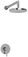 WasserKRAFT A12429 Встраиваемый комплект для душа с верхней душевой насадкой, хром
