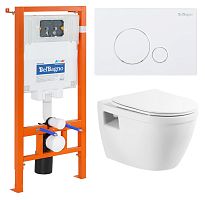 BelBagno LOTO BB070CHR/SC/BB002-80/BB014-SR-BIANCO Инсталляция с подвесным унитазом