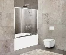 BelBagno UNIQUE-VF-2-150/180-140-C-Cr Шторка на ванну