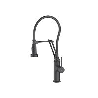 Aquatek AQ1388MB Европа Смеситель для кухни 2jet (профессиональный), черный матовый