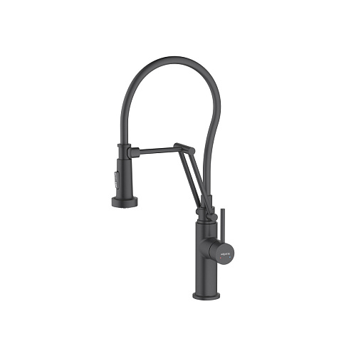 Aquatek AQ1388MB Европа Смеситель для кухни 2jet (профессиональный), черный матовый