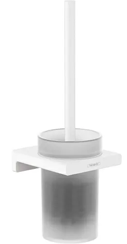 Hansgrohe 41752700  AddStoris ершик настенный матовый белый купить в интернет-магазине Сквирел