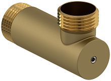 Сунержа 032-1523-1010 Уголок с клапаном G 1" НР х G 1" НР, матовое золото