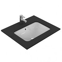 Ideal Standard E506101 Connect Раковина встраиваемая под столешницу 60х41 см см, без отверстия под смеситель, Euro White (евробелый)