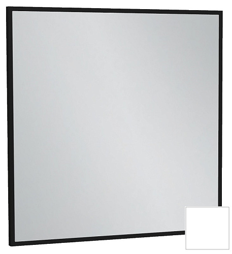 Jacob Delafon EB1423-F30 Allure & Silhouette Зеркало 60 х 60 см, рама белый сатин купить  в интернет-магазине Сквирел