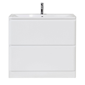BelBagno ALBANO-800-2C-PIA-BL База под раковину 80х45 см, напольная, Bianco Lucido (белый глянец)