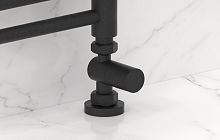 Сунержа 15-1401-1234 Вентиль прямой, (цилиндр) G 1/2" НР х G 3/4" НГ, муар темный титан