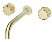 Смеситель из стены Boheme PRESTIGE 152-2-MG-PR золотой матовый Смеситель из стены Boheme PRESTIGE 152-2-MG-PR золотой матовый