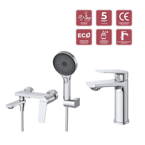 Cezares COMFORT COMFORT-VD/LS-01 Комплект смесителей Cezares COMFORT COMFORT-VD/LS-01 Комплект смесителей