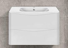 Vincea VMC-2P800GW Paola База под раковину, 80х47 см, подвесная, G.White (белый глянцевый)