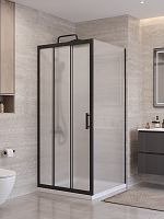 BelBagno UNO-195 UNO-195-AHF-31-100/90-P-NERO Душевой уголок