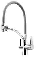 Sancos SC4001CH Eri Смеситель для кухни с возможностью подключения фильтра, хром/серый