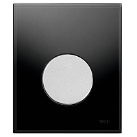 TECE 9242655 TECEloop Urinal, Кнопка смыва, стекло черное/клавиша хром матовый
