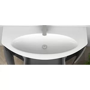 Cezares 82368 EDEN Раковина стеклянная 122x52 см, белый