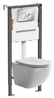 Ceramica Nova  CN3009_121001CH Комплект: Унитаз, Инсталляция, Кнопка смыва