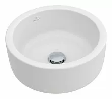 Villeroy & Boch 412540R1 Architectura Раковина для установки на столешницу 40х40 см, альпийский белый CeramicPlus