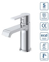 BelBagno Aurora AURORA-LVM-CRM-W0 Смеситель для раковины