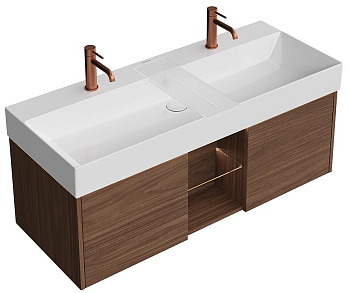 Kerama Marazzi GR.120.2/SNUT Grande Тумба под раковину подвесная 120х47 см, структурированный орех