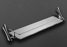 Art & Max Elegant AM-E-1582 полка стеклянная am-1582  хром купить  в интернет-магазине Сквирел
