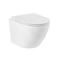 BelBagno BB046CHR Унитаз подвесной, без ободка