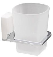 WasserKRAFT Leine K-5028WHITE Подстаканник одинарный купить  в интернет-магазине Сквирел