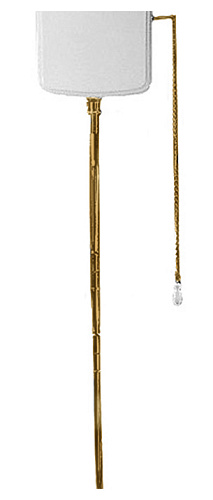 Simas R01oro Arcade/Londra/Lante Высокая труба с механизмом слива для бачка без подводки, цвет золото снято с производства
