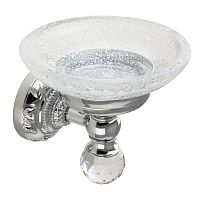 Migliore ML.CRS-60.201.CR CRISTALIA Mыльница настенная, стекло,хром,SWAROVSKI