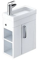 IDDIS, TOR40W1i95K Torr Тумба с умывальником для ванной комнаты, подвесная, 40х22 см, белый