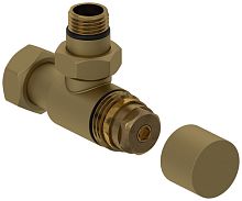 Сунержа 032-1404-1234 Вентиль угловой, (под шестигранник) G 1/2" НР х G 3/4" НГ, матовое золото
