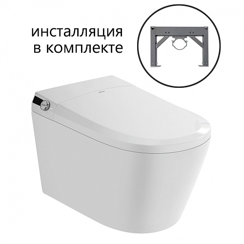 Abber BEQUEM AC1119S-AC0101P2 Инсталляция с подвесным унитазом