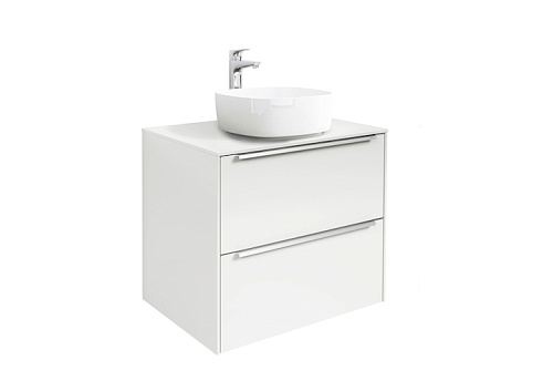 Roca INSPIRA 851079806 тумба под раковину для накладной раковины , /60х50/(белый глянцевый)