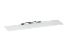 Keuco 14910005300 Plan Полочка из кристаллина без зеленой кромки, нижняя часть матовая, белый